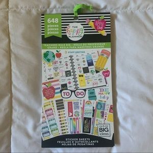 The Happy Planner Teachers Rule Big Sticker Book